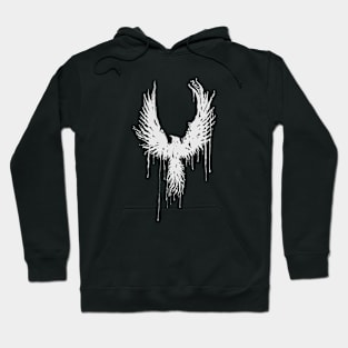 Bird Image Bleeding Hoodie